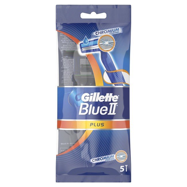 GILLETTE Blue II Plus бритва одноразовая 5 шт. - фото2