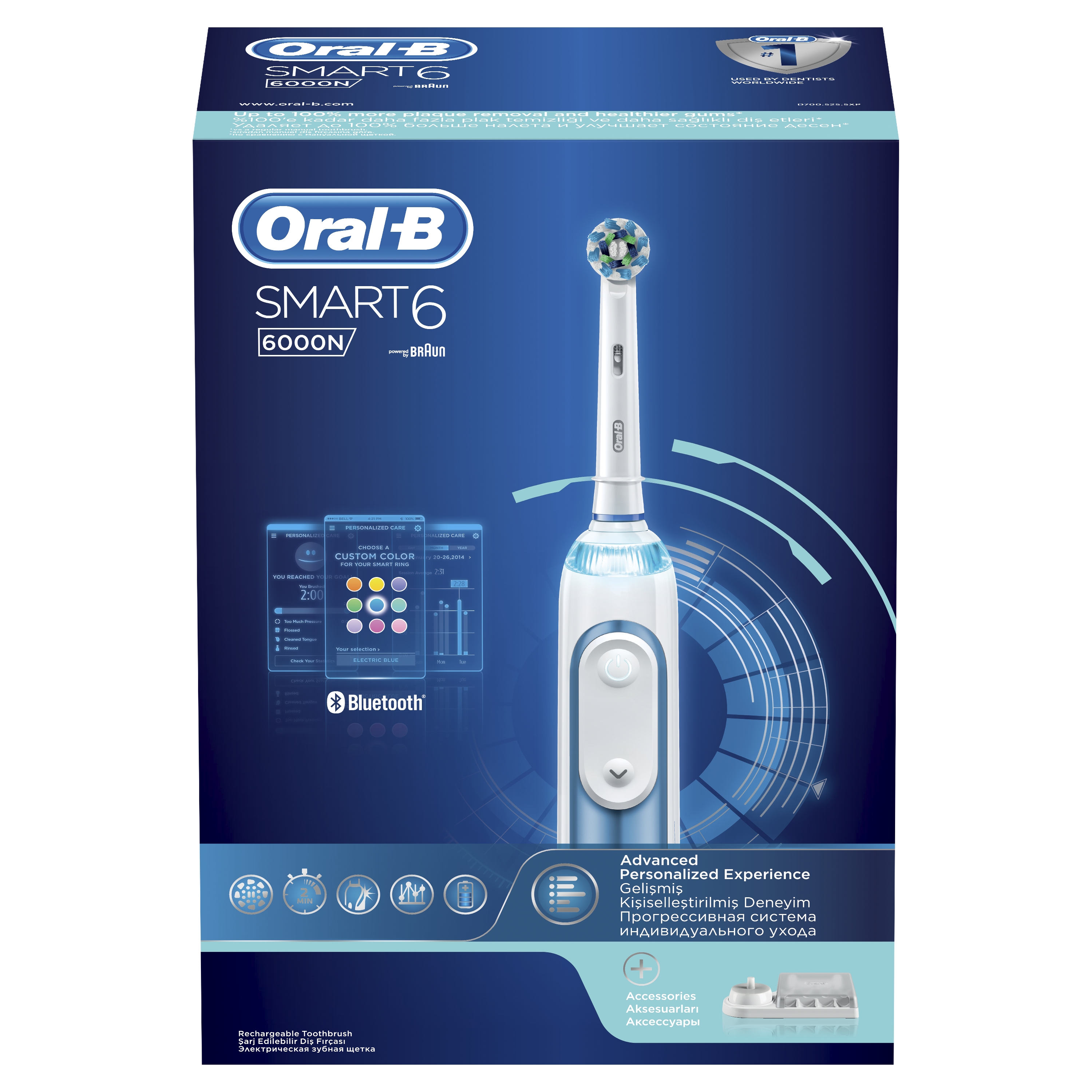 Зубная щетка Braun Oral-B Smart 6 6000N D700.525.5XP - фото4