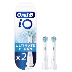 Насадка для зубной щетки Braun Oral-B iO Ultimate Clean White (2 шт.) - фото