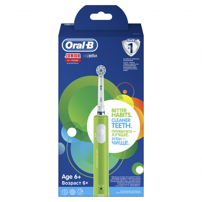 Электрическая зубная щетка Braun Oral-B Junior (D16.513.1) - фото6