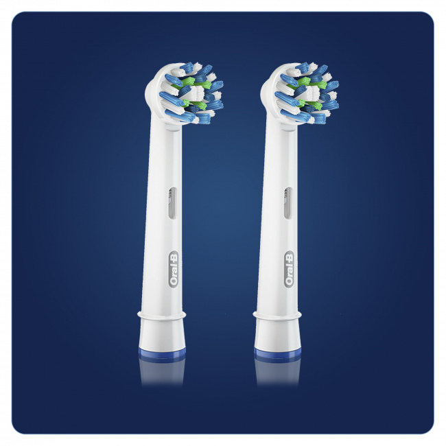 Насадки для зубной щетки Braun Oral-B Cross Action EB50 (2 шт.) - фото4