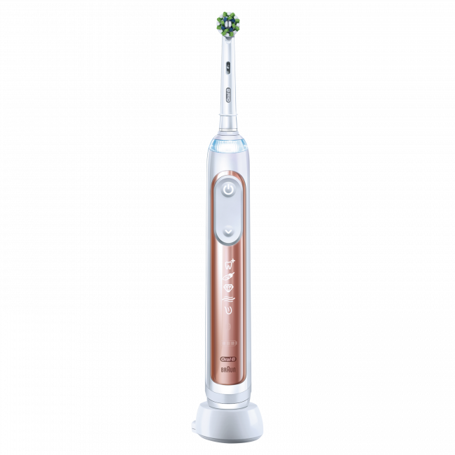 Электрическая зубная щетка Braun Oral-B Genius X Rose Gold D706.513.6 - фото2