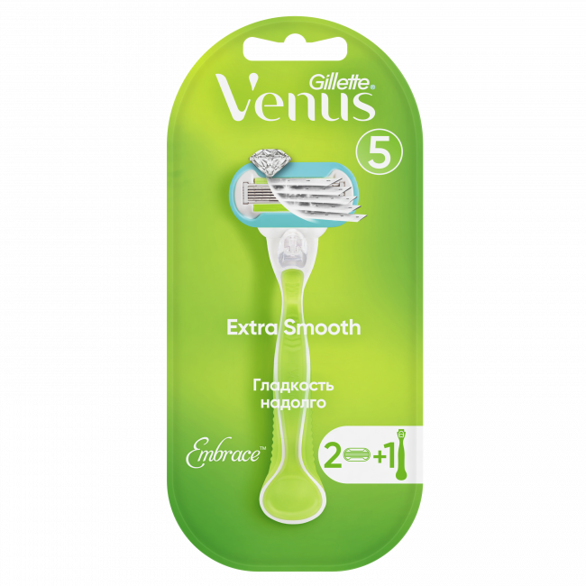 Бритва Venus Extra Smooth + 2 кассеты - фото