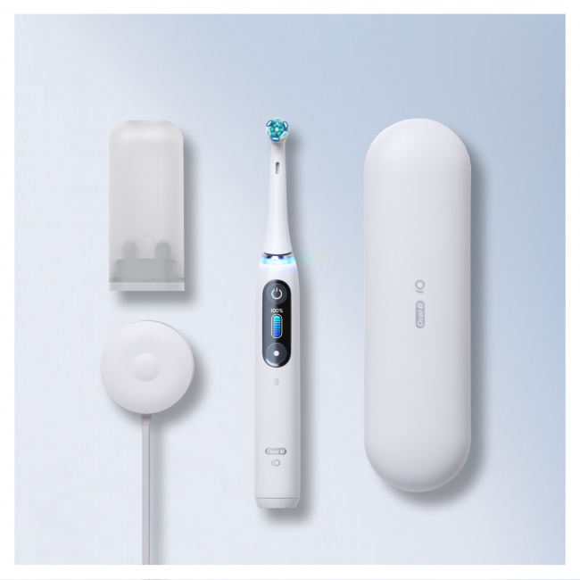 Электрическая зубная щетка Braun Oral-B iO 8 White Alabaster - фото2