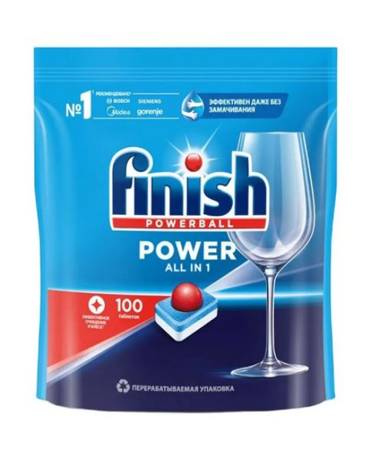 Таблетки для посудомоечной машины Finish Power, 100 шт. - фото2