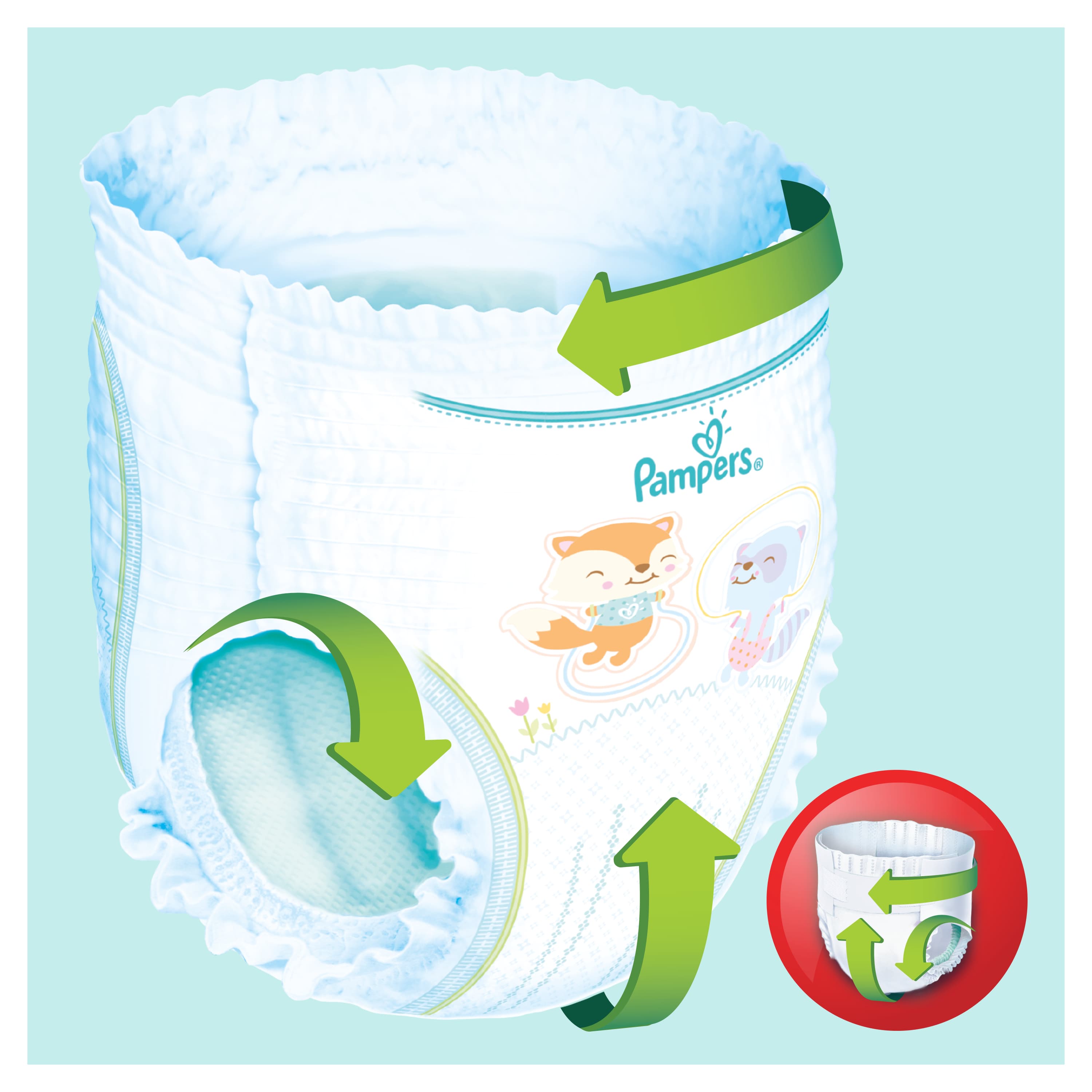 Трусики Pampers Pants 4 (52 штуки) - фото7