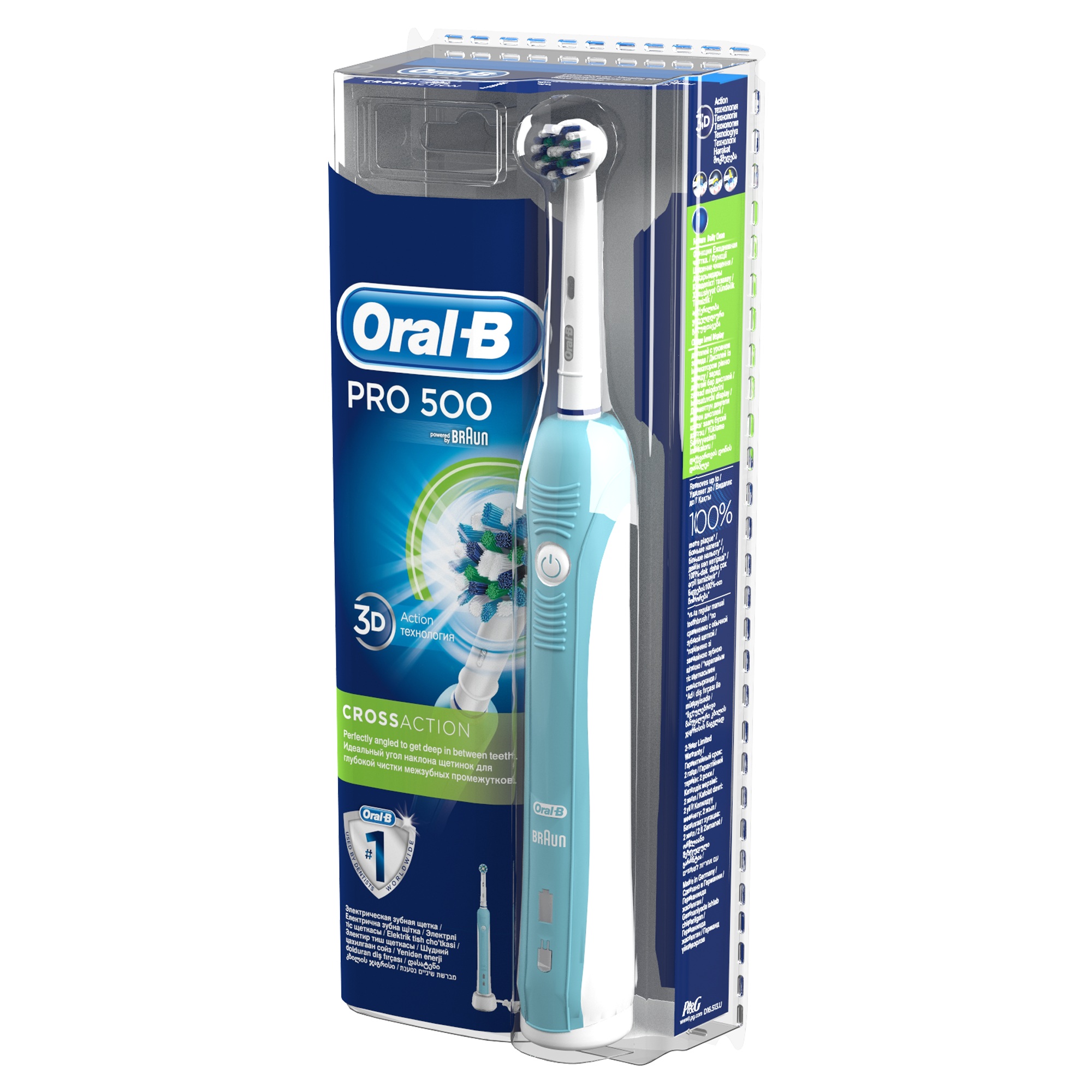 Зубная щетка Braun Oral-B PRO 500 CrossAction - фото4