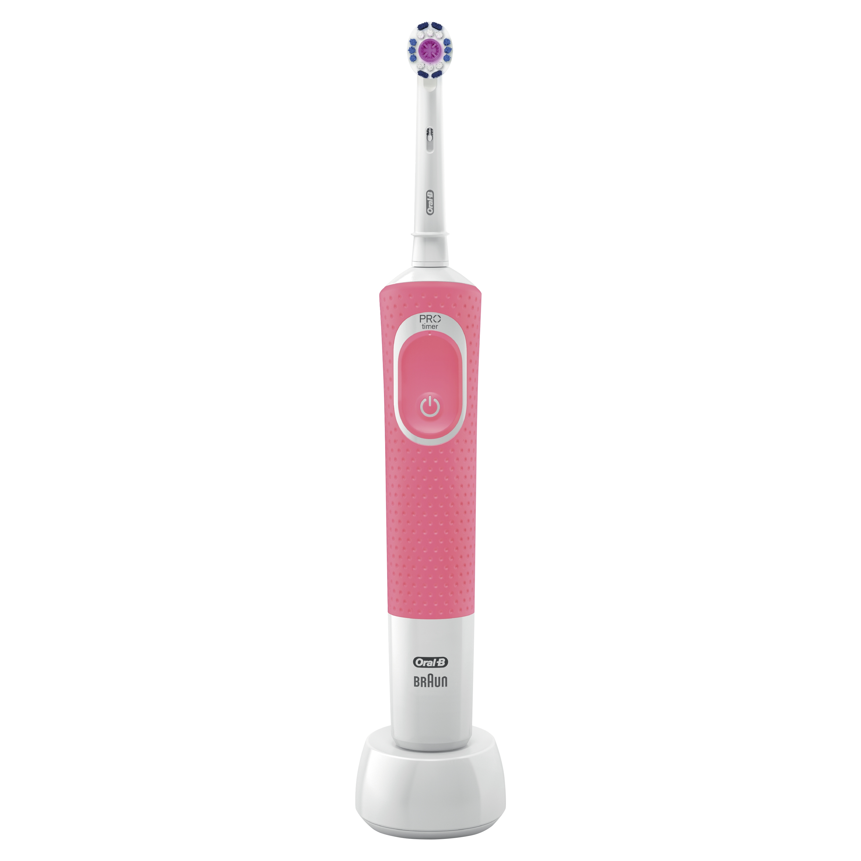 Зубная щетка Braun Oral-B Vitality 100 3D White D100.413.1 Розовый - фото3