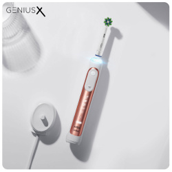 Электрическая зубная щетка Braun Oral-B Genius X Rose Gold D706.513.6 - фото3