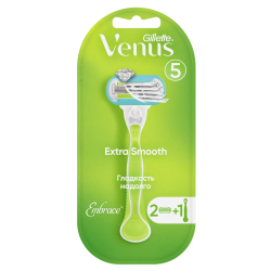 Бритва Venus Extra Smooth + 2 кассеты - фото